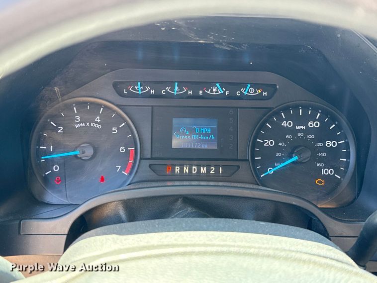 image for item GH9355 2019 Ford F350 Super Duty XL utility bed pickup truck