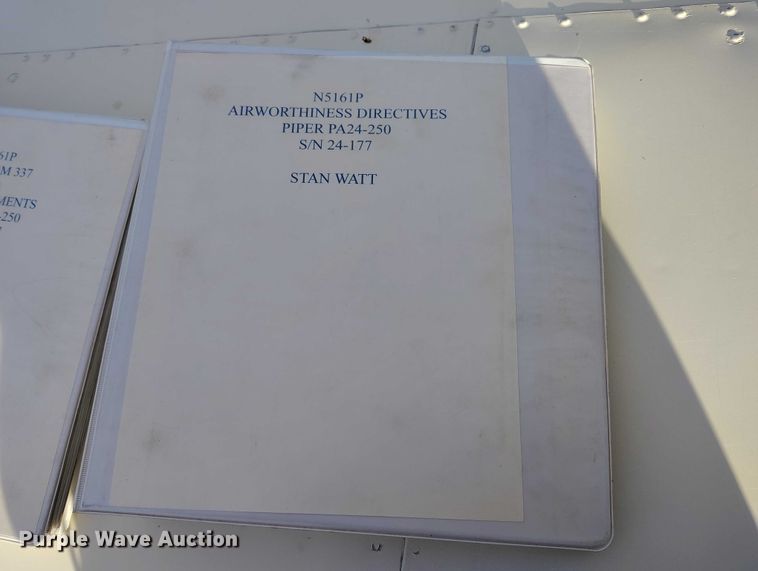 image for item IH9346 1958 Piper Comanche 250 airplane