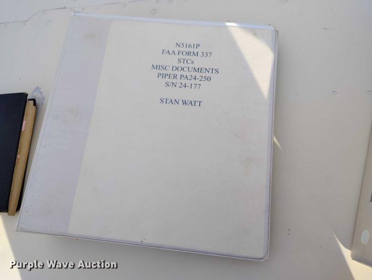 image for item IH9346 1958 Piper Comanche 250 airplane