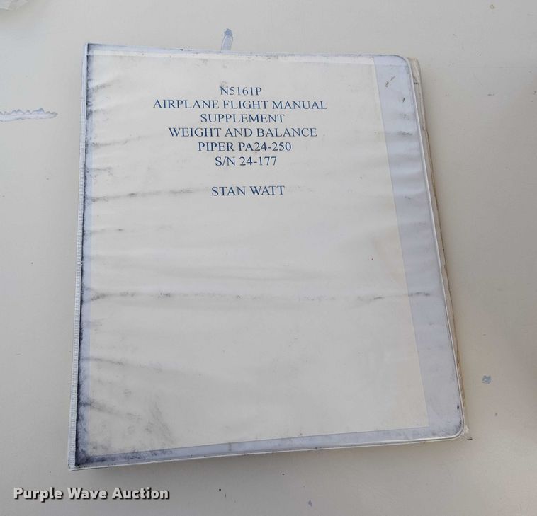 image for item IH9346 1958 Piper Comanche 250 airplane