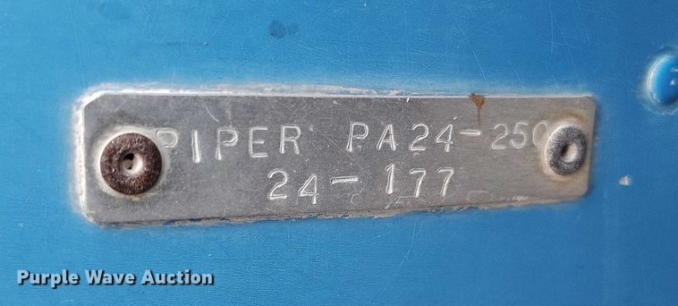 image for item IH9346 1958 Piper Comanche 250 airplane