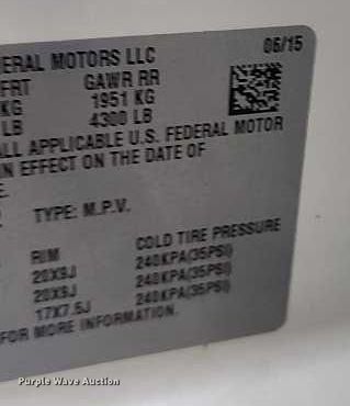 image for item IH9349 2015 Chevrolet Tahoe SUV