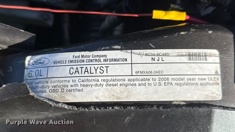 image for item NA9839 2006 Ford F250 Super Duty SuperCab pickup truck