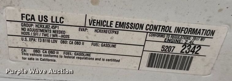 image for item NA9979 2017 RAM Promaster City van