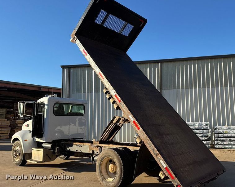 image for item NB9001 2005 Peterbilt 335 dump flatbed truck