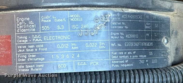 image for item NB9001 2005 Peterbilt 335 dump flatbed truck