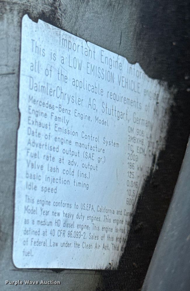 image for item NB9002 2004 Freightliner Business Class M2 box truck