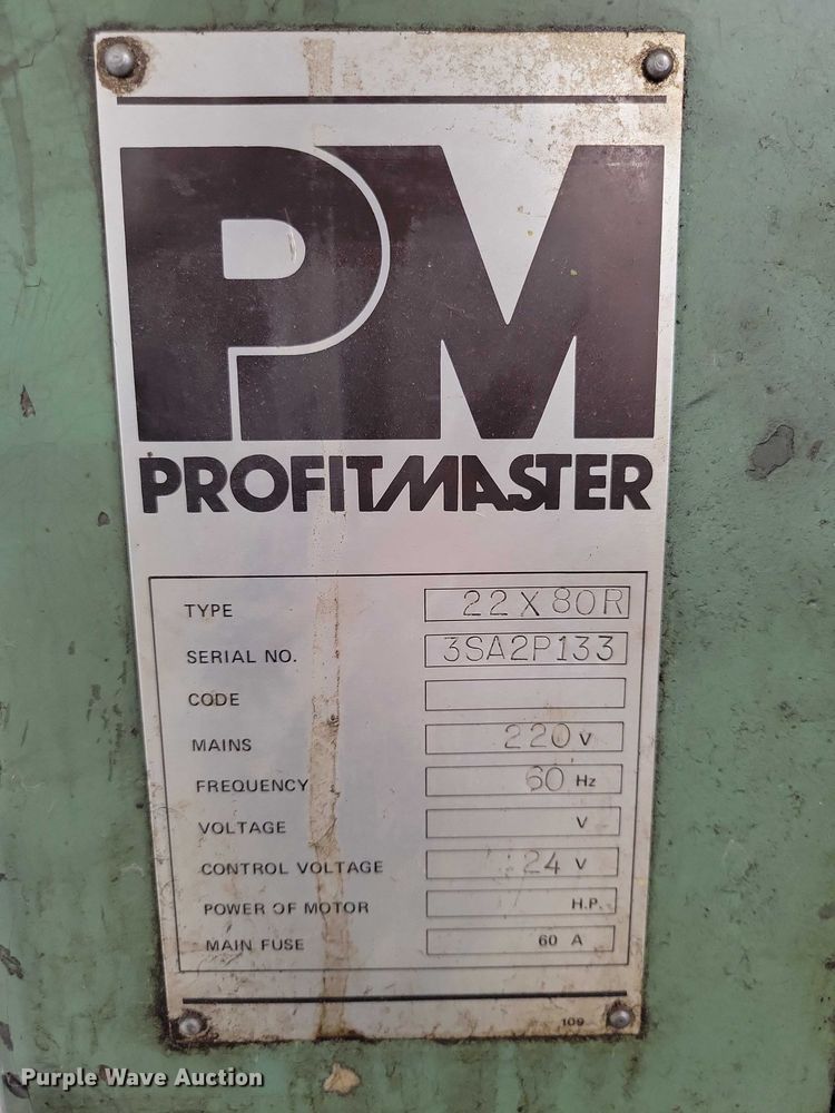 image for item NO9778 Profitmaster 22x80R metal lathe