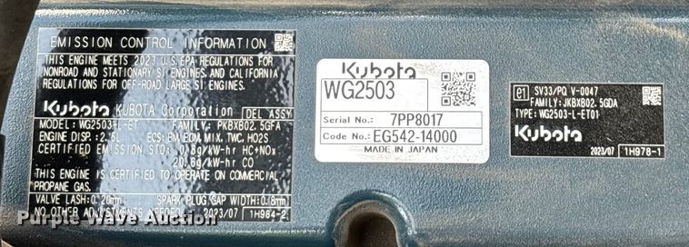 image for item YA1013 Tailift PFG30 forklift