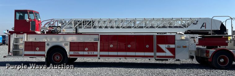 image for item YA1212 2000 Freightliner FL112 tractor-drawn aerial fire truck