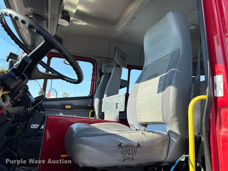 image for item YA1212 2000 Freightliner FL112 tractor-drawn aerial fire truck