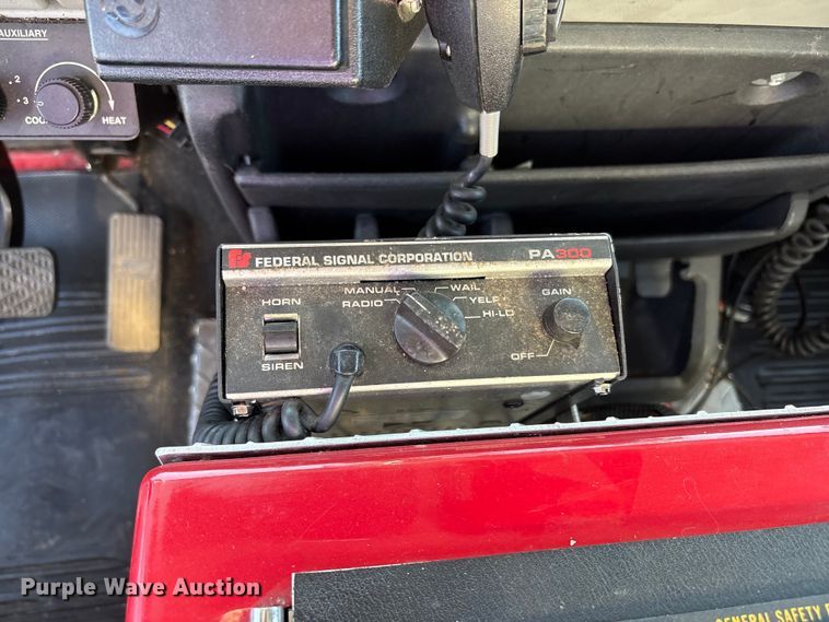 image for item YA1212 2000 Freightliner FL112 tractor-drawn aerial fire truck