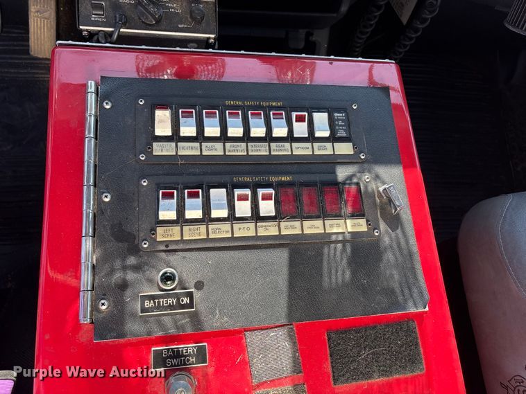 image for item YA1212 2000 Freightliner FL112 tractor-drawn aerial fire truck