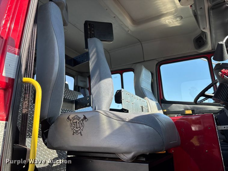 image for item YA1212 2000 Freightliner FL112 tractor-drawn aerial fire truck