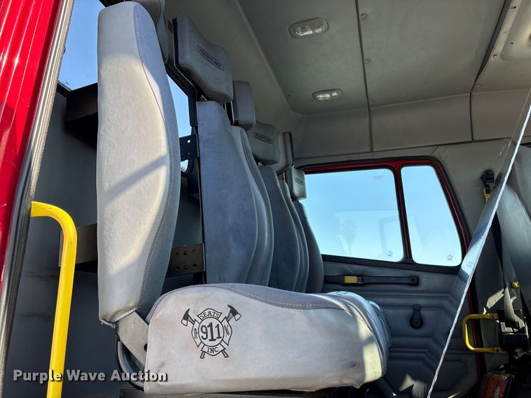 image for item YA1212 2000 Freightliner FL112 tractor-drawn aerial fire truck