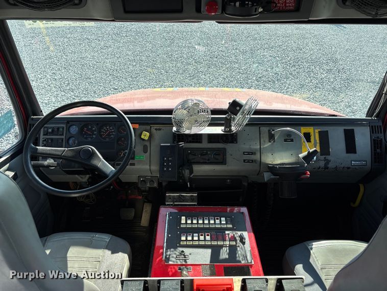 image for item YA1212 2000 Freightliner FL112 tractor-drawn aerial fire truck