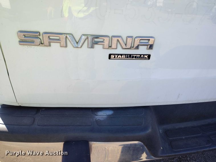 image for item YA1397 2014 GMC Savana G2500 van
