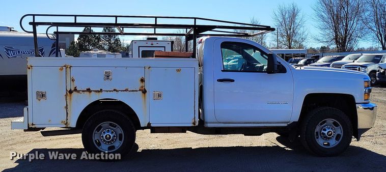 image for item YA1402 2016 Chevrolet Silverado 2500HD utility bed pickup truck