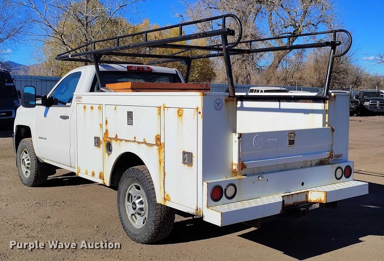 image for item YA1402 2016 Chevrolet Silverado 2500HD utility bed pickup truck