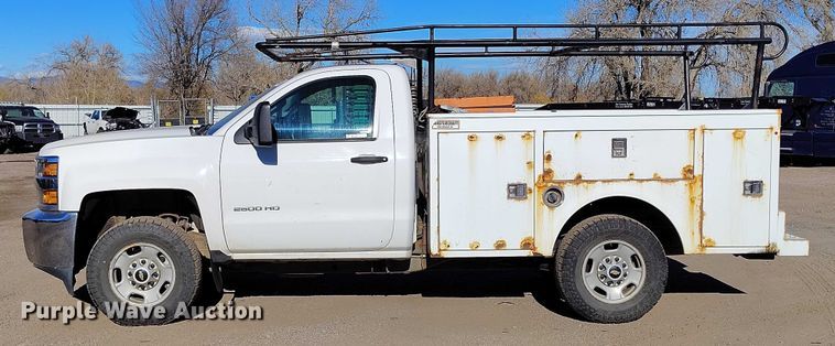 image for item YA1402 2016 Chevrolet Silverado 2500HD utility bed pickup truck