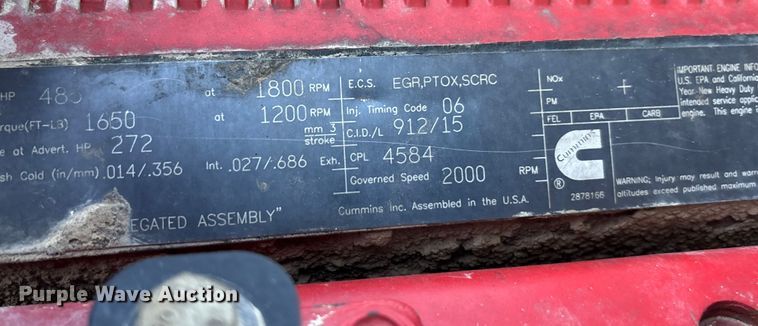 image for item DK0058 2016 Peterbilt 567 semi truck