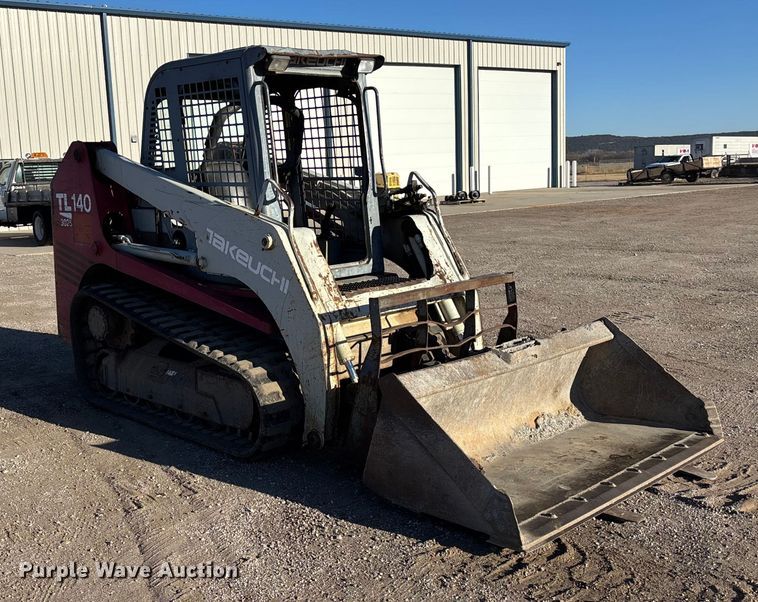 MINI CARGADOR SOBRE ORUGAS 2008 TAKEUCHI TL140
