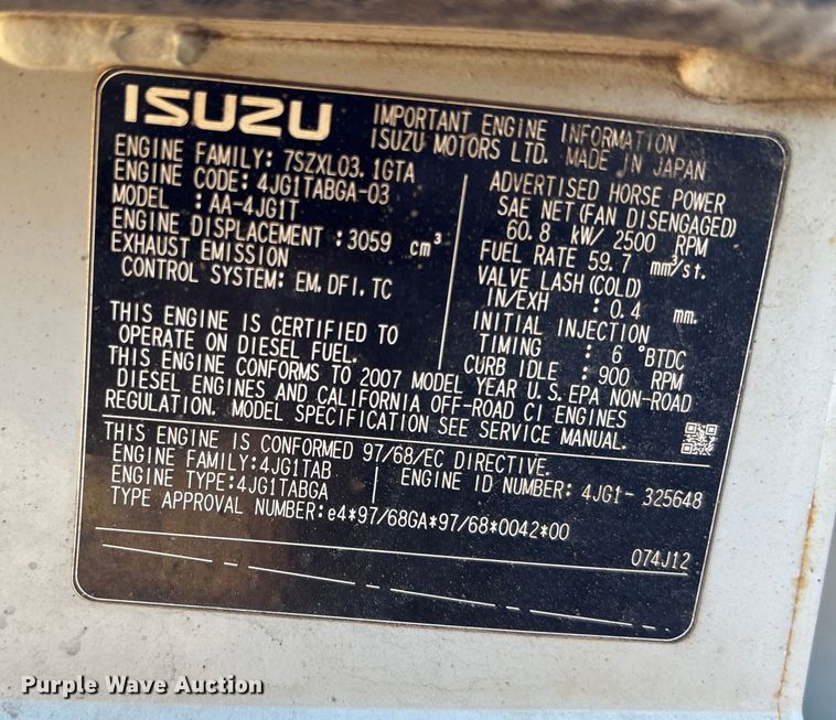 image for item DK0130 2008 Takeuchi TL140 tracked skid steer loader