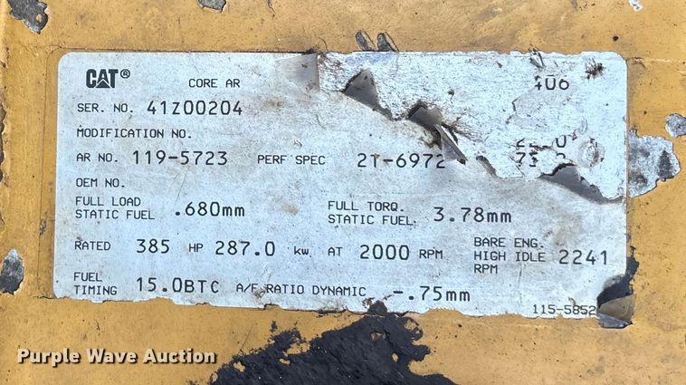 image for item DK0210 1996 Caterpillar D400 E articulated haul truck