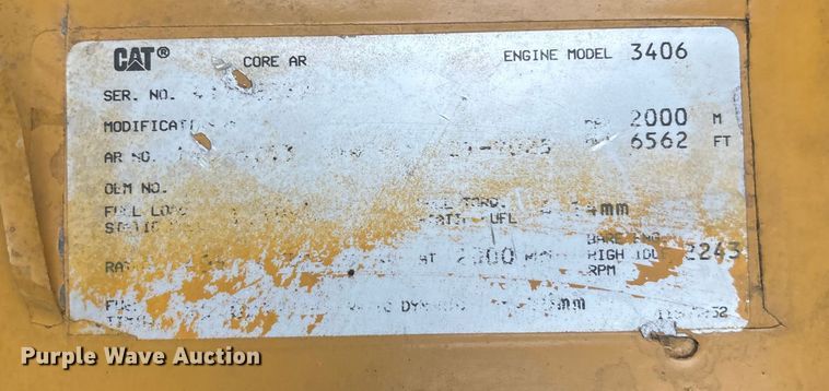 image for item DK0211 1998 Caterpillar D400 E articulated haul truck