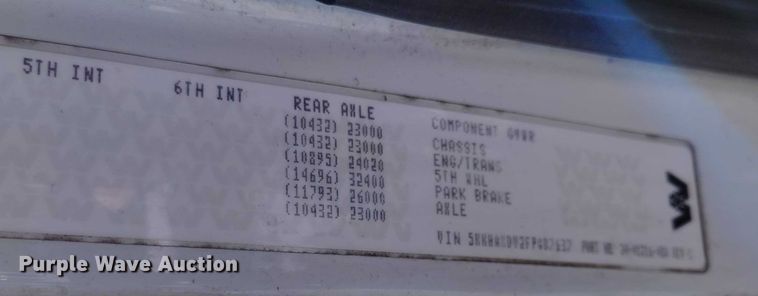 image for item DP5142 2015 Western Star 4700SB crane truck