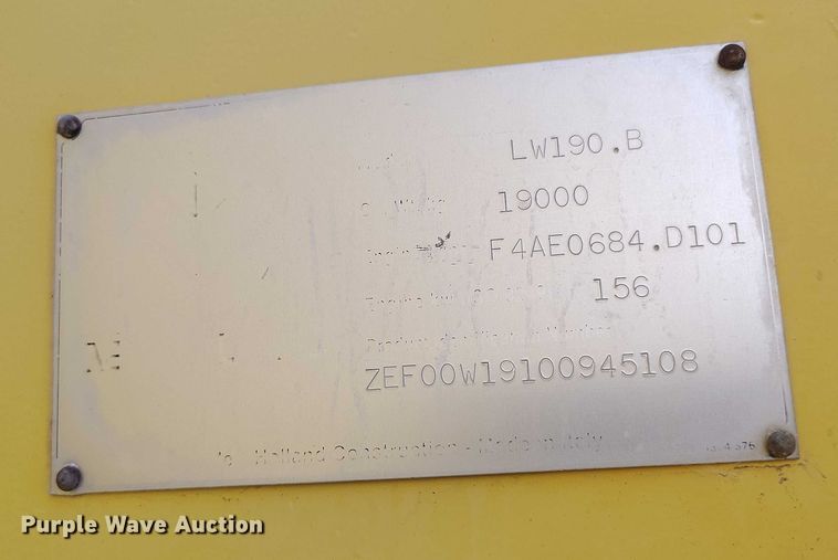 image for item DP5153 2003 New Holland LW190.B wheel loader