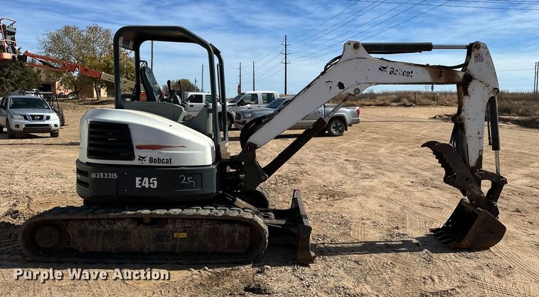 EXCAVADORA 2015 BOBCAT E45