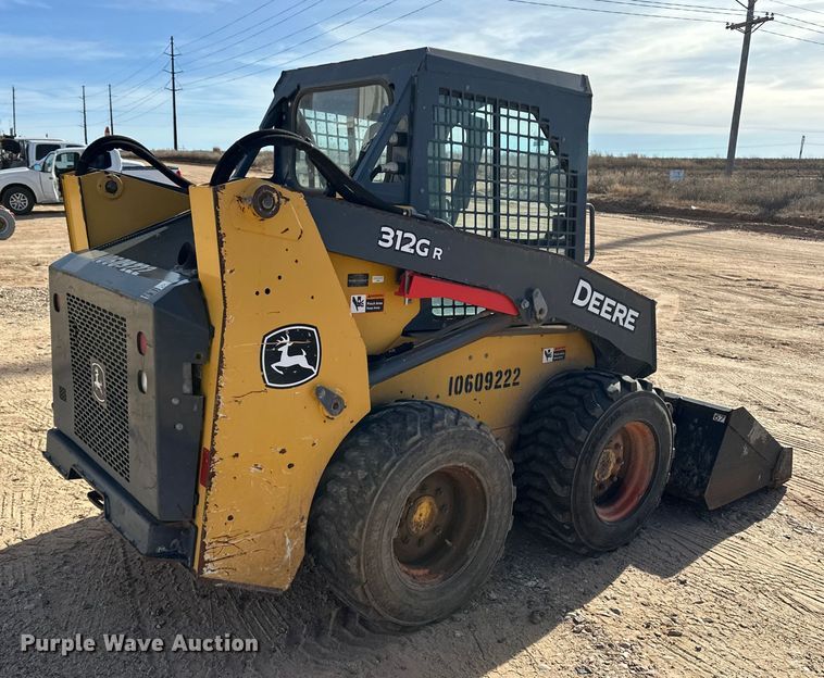 image for item DQ7725 2017 John Deere 312GR skid steer loader