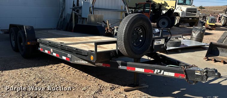 image for item DQ7729 2021 PJ tilt deck equipment trailer