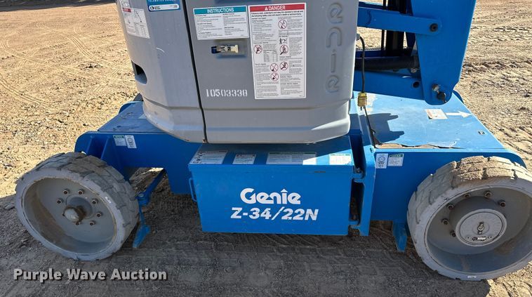 image for item DQ7731 2016 Genie Z-34/22N boom lift