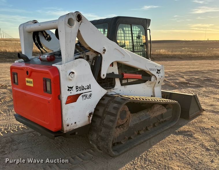 image for item DQ7732 2017 Bobcat T740 tracked skid steer loader