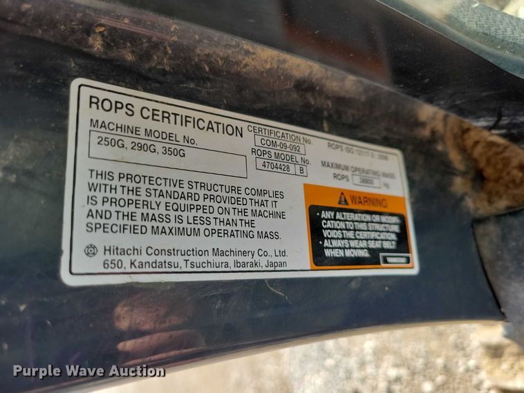 image for item DR3989 2017 John Deere 350G LC excavator