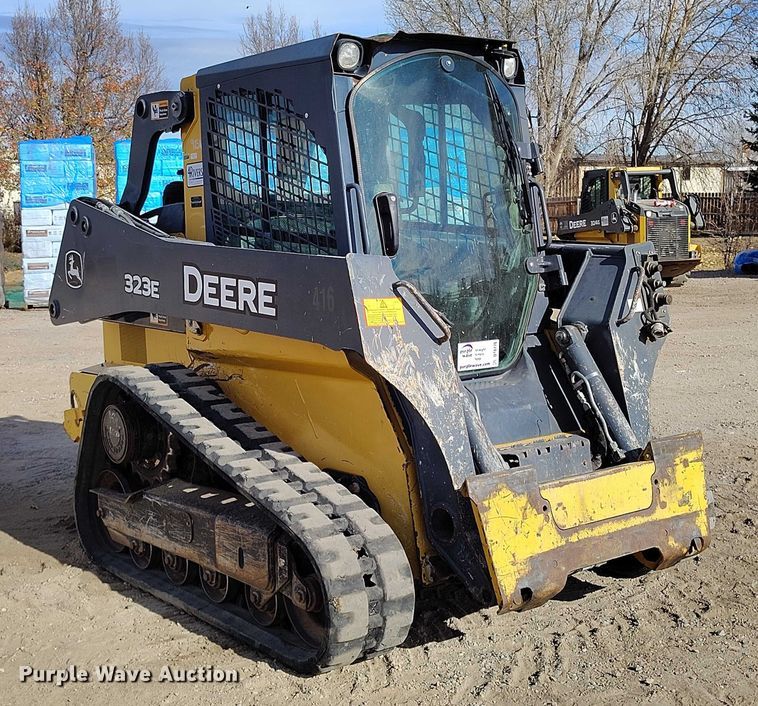 MINI CARGADOR SOBRE ORUGAS 2017 JOHN DEERE 323E