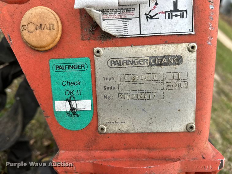 image for item DT6415 Palfinger PC3800 knuckle boom crane