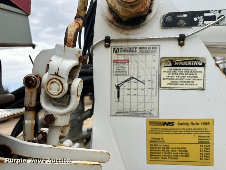 image for item DT6418 Builtrite 80BOC truck mounted grapple 