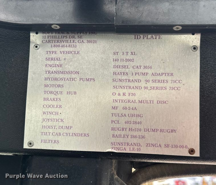 image for item DT6422 Soft Track Supply ST 5 T XL track carrier