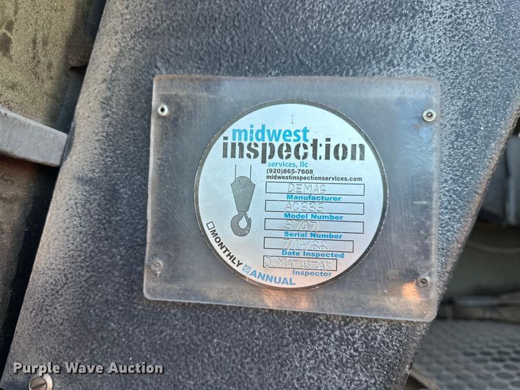 image for item DT6428 1990 Mannesmann Demag Baumaschinen AC335 crane