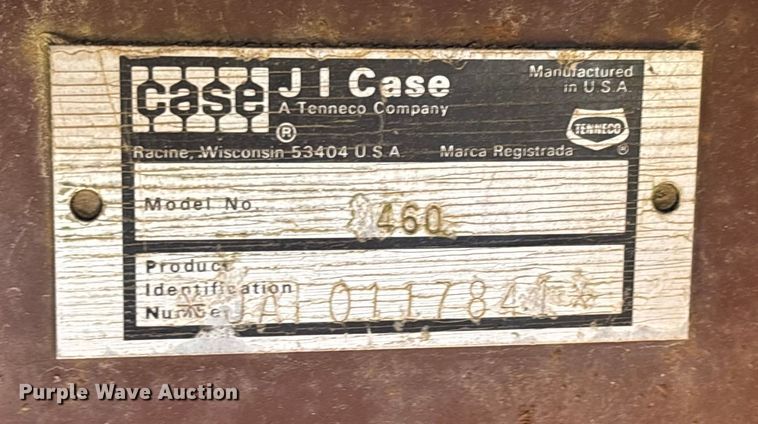 image for item DU1420 1994 Case 460 cable plow