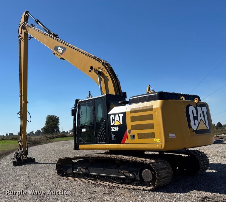 image for item DU1438 2018 Caterpillar 326F L long reach excavator