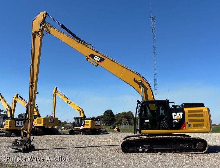 image for item DU1438 2018 Caterpillar 326F L long reach excavator