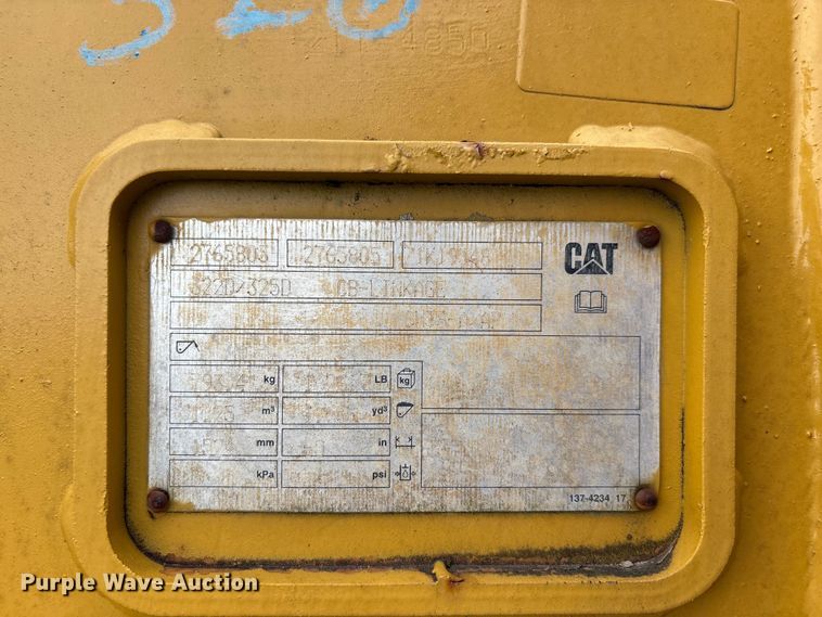 image for item DU1440 Caterpillar excavator bucket