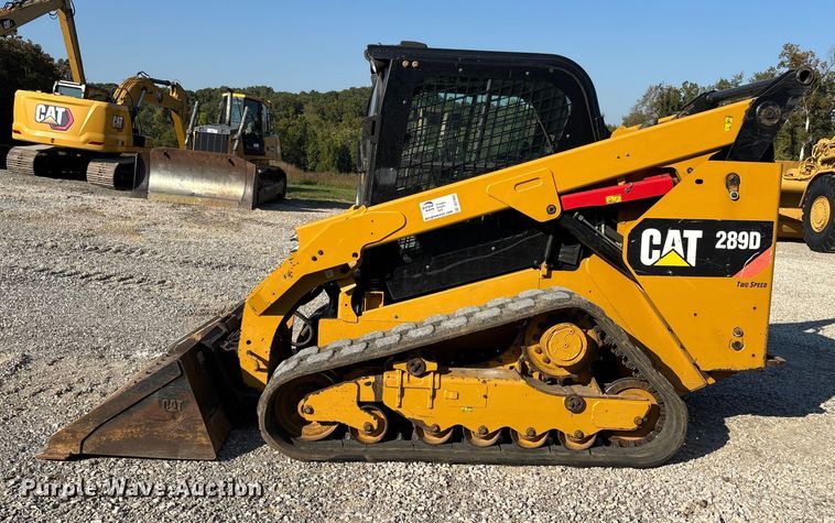 image for item DU1452 2016 Caterpillar 289D tracked skid steer loader