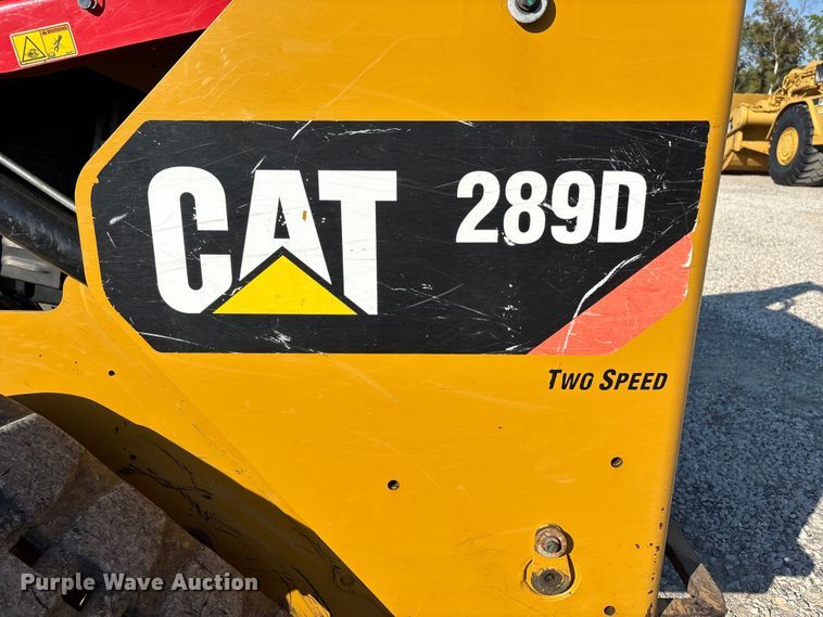 image for item DU1452 2016 Caterpillar 289D tracked skid steer loader