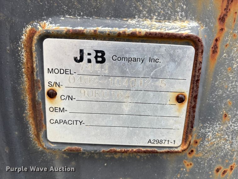 image for item DU1455 JRB  wheel loader forks