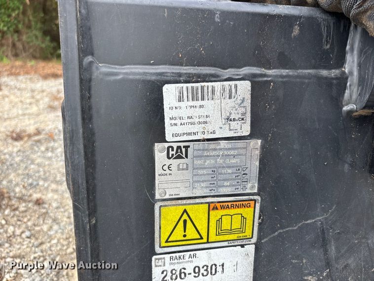 image for item DU1458 skid steer grapple bucket